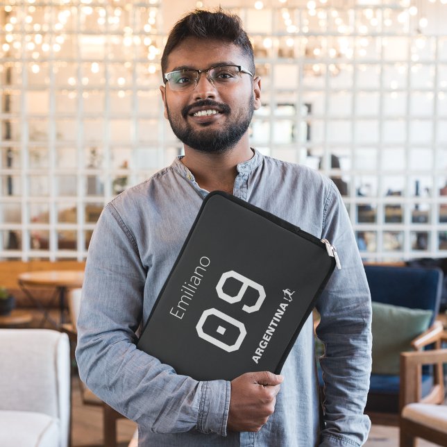 Housse Pour Ordinateur Portable Custom Monochromatic Argentinian National Team  (Créateur téléchargé)