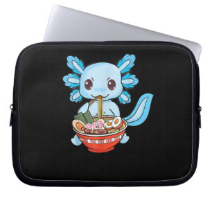 Housse Pour Ordinateur Portable Cute Axolotl Ramen Noodles