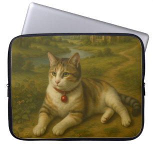 Housse Pour Ordinateur Portable Cute Chat dans le jardin Laptop Sleeve 15 pouces