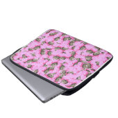 Housse Pour Ordinateur Portable Cute Chat dans un Motif Casquette rose Random (Devant bas)