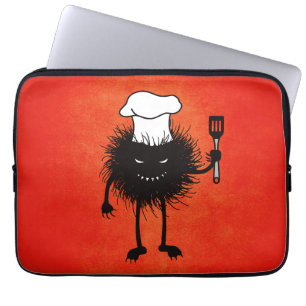 Housse Pour Ordinateur Portable Cute Goth Chef Funny Cuisine Caractère