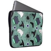 Housse Pour Ordinateur Portable Cute Halloween Motif sans couture (Devant droit)