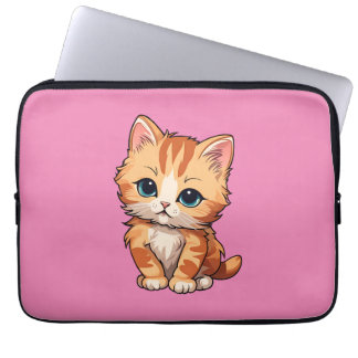 Housse Pour Ordinateur Portable Cute tabby Chat