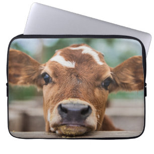 Housse Pour Ordinateur Portable Cutest Baby Animals Little Cow Calf