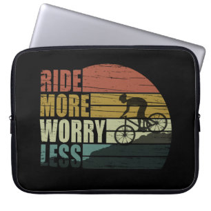 Housse Pour Ordinateur Portable Cycliste Motivé - Citations de Cyclisme Drôles