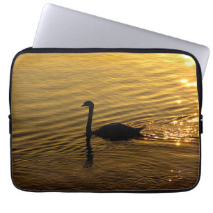 Housse Pour Ordinateur Portable Cygne d'or