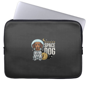 Housse Pour Ordinateur Portable Dachshund Chien Spatial Astronaute Vecteur
