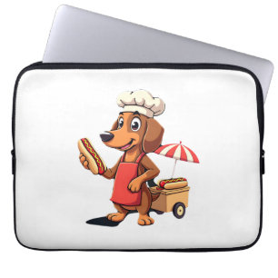 Housse Pour Ordinateur Portable Dachshund Drôle De Chien Weenie Saucisse Hotdog Sa