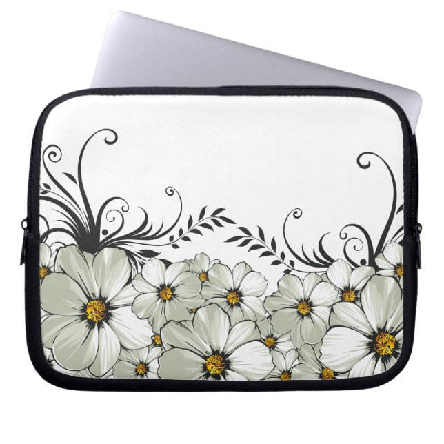 Housse Pour Ordinateur Portable daisy matin (Devant)