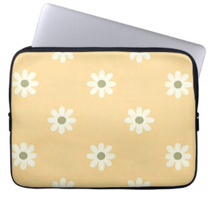 Housse Pour Ordinateur Portable Daisy Smile Floral adolescente fille