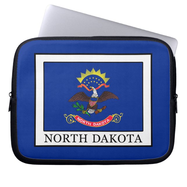 Housse Pour Ordinateur Portable Dakota du Nord (Devant)