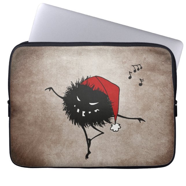 Housse Pour Ordinateur Portable Dancing Evil Christmas Bug (Devant)