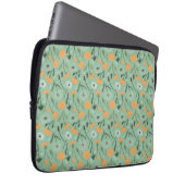 Housse Pour Ordinateur Portable Dandelion Fleurs Orange Floral Modèle (Devant droit)