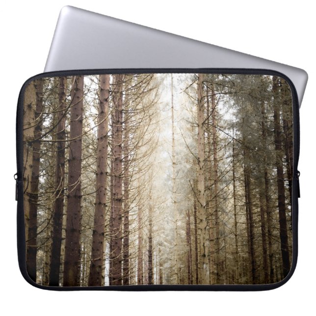 HOUSSE POUR ORDINATEUR PORTABLE DANS LA FORÊT (Devant)