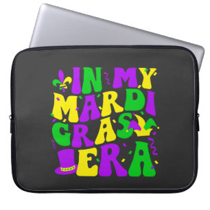 Housse Pour Ordinateur Portable Dans My Mardi Gras Era Funny Festival Retro Carniv