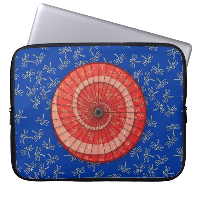 Housse Pour Ordinateur Portable danse de libellule (Devant)