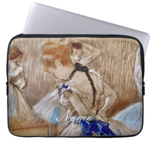 Housse Pour Ordinateur Portable Danseuse Degas Avec Ruban Bleu