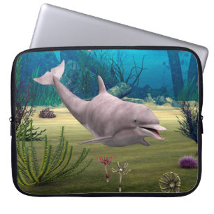 Housse Pour Ordinateur Portable Dauphin souriant