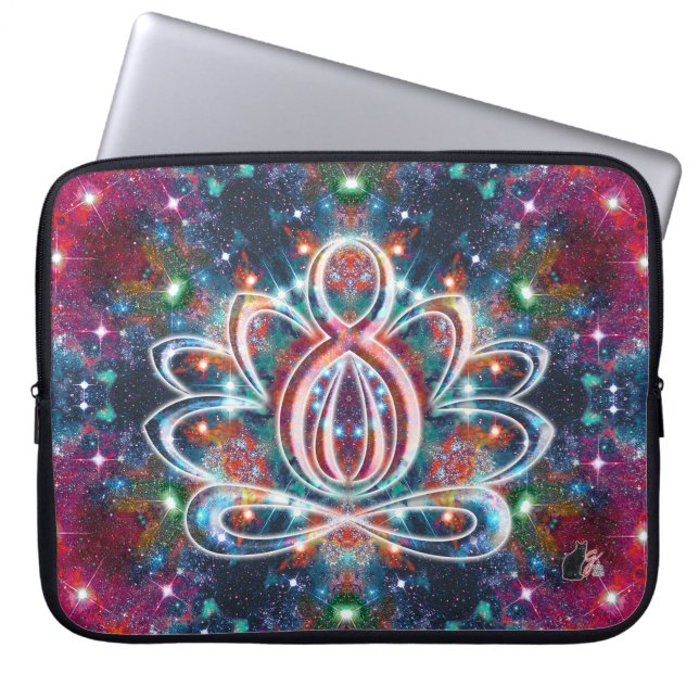 Housse Pour Ordinateur Portable Dazzling Zen Lotus (Devant)