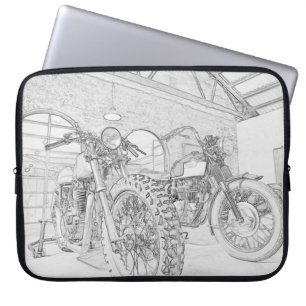 Housse pour ordinateur portable de motard de moto