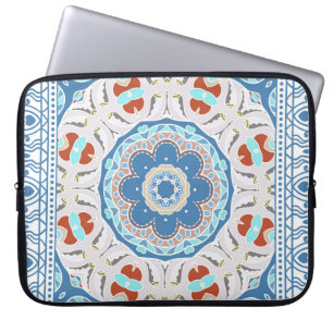 Housse Pour Ordinateur Portable Décor coloré sur arrière - plan blanc,