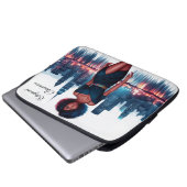 Housse Pour Ordinateur Portable Décor moderne femme africaine (Devant bas)