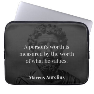 Housse Pour Ordinateur Portable Définir une valeur : Marcus Aurelius sur les valeu