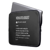 Housse Pour Ordinateur Portable Définition Hématologue (devant gauche)