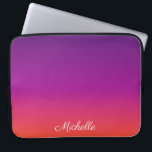 Housse Pour Ordinateur Portable dégradé violet, rose et orange foncé<br><div class="desc">dégradé violet,  rose et orange foncé</div>