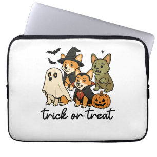 Housse Pour Ordinateur Portable déguisement d'Halloween pour corgi