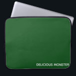 Housse Pour Ordinateur Portable Delicious Monster green color name<br><div class="desc">Delicious Monster green color name</div>