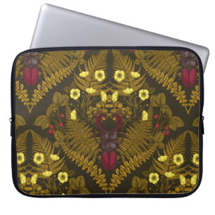 Housse Pour Ordinateur Portable Dendroctones et fougères