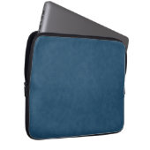Housse Pour Ordinateur Portable Dénim bleu texture, (Devant droit)