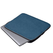 Housse Pour Ordinateur Portable Dénim bleu texture, (Devant bas)