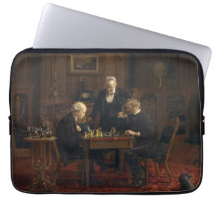 Housse Pour Ordinateur Portable Des gentillesses jouent à un jeu d'échecs (Thomas