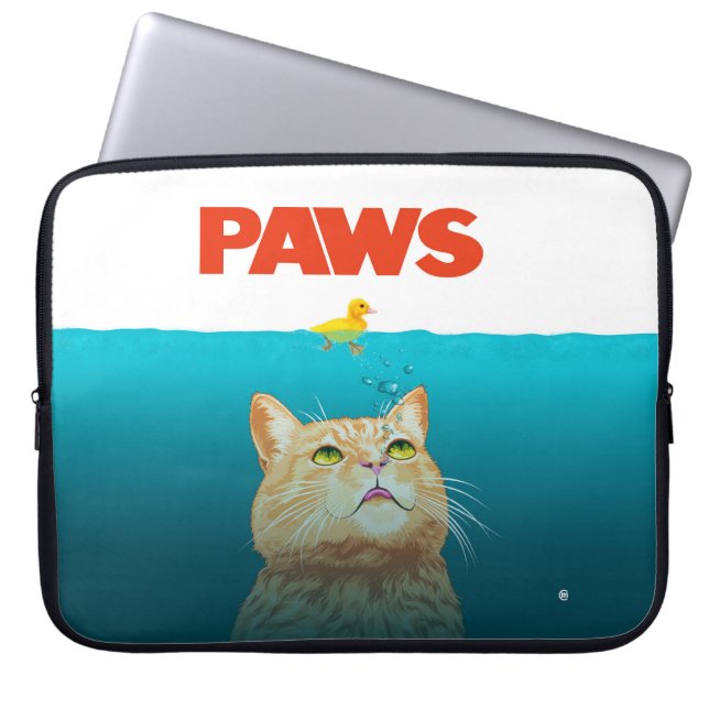 Housse Pour Ordinateur Portable Des pattes ! (Devant)