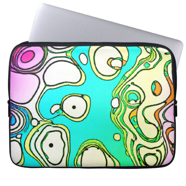 Housse Pour Ordinateur Portable Design d'art Motif moderne (Devant)