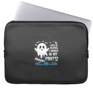 Housse Pour Ordinateur Portable Design de fantôme d'Halloween J'ai fait peur à mon