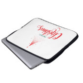 Housse Pour Ordinateur Portable Design de Noël avec étoiles (Devant bas)