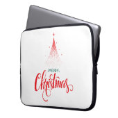 Housse Pour Ordinateur Portable Design de Noël avec étoiles (devant gauche)