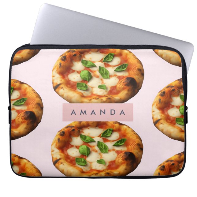 Housse Pour Ordinateur Portable Design de pizza délicieuse personnalisée (Devant)