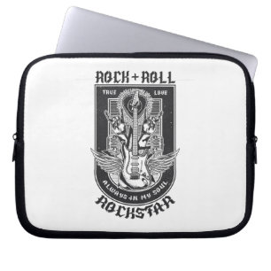 Housse Pour Ordinateur Portable Design Guitar Rock