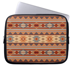 Housse Pour Ordinateur Portable Design Motif Sud-Ouest Tan