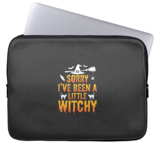 Housse Pour Ordinateur Portable Désolée, j'ai été un peu sorcière Halloween