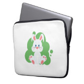 Housse Pour Ordinateur Portable Dessin de lapin de dessin (devant gauche)