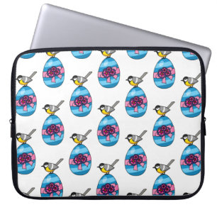 Housse Pour Ordinateur Portable Dessin de Noël avec Oeuf de Pâques