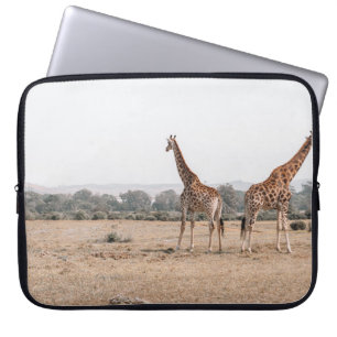 HOUSSE POUR ORDINATEUR PORTABLE DEUX GIRAFFES