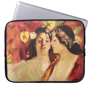 Housse Pour Ordinateur Portable Deux muses du printemps (par Stefan Luchian)