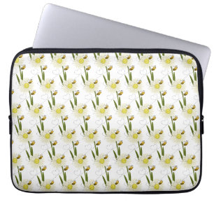 Housse Pour Ordinateur Portable Deux petites abeilles mignonnes