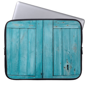 HOUSSE POUR ORDINATEUR PORTABLE DEUX PORTES EN BOIS GRIS